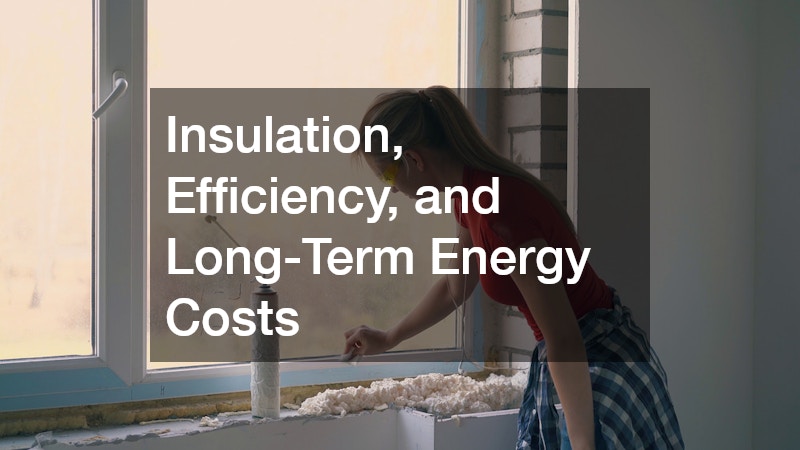 Insulation, Efficiency, and Long-Term Energy Costs