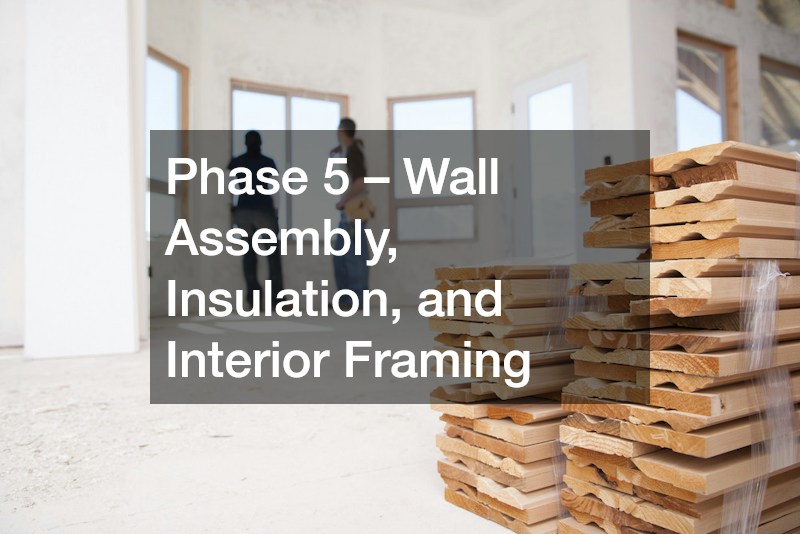 Phase 5 – Wall Assembly, Insulation, and Interior Framing