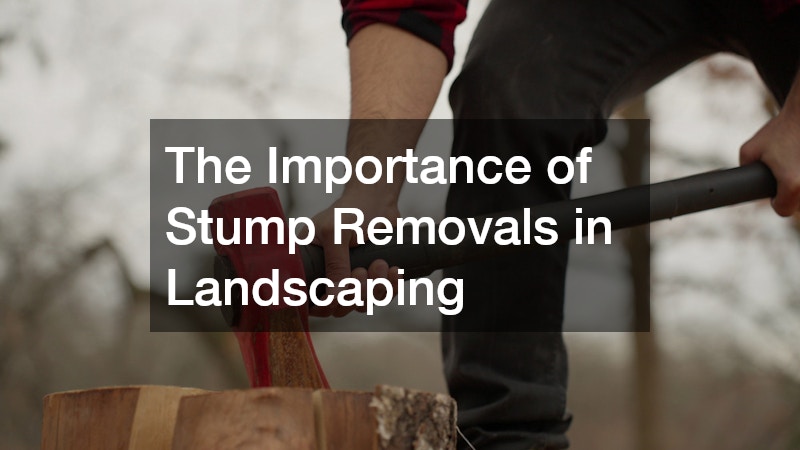 The Importance of Stump Removals in Landscaping