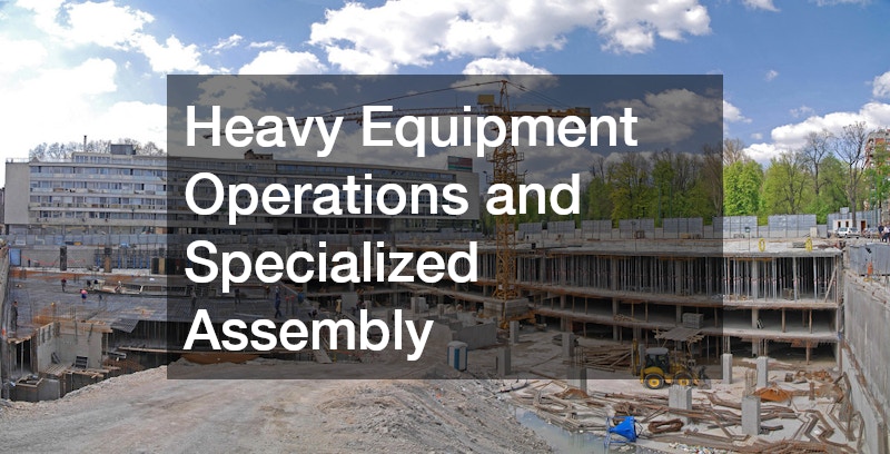Heavy Equipment Operations and Specialized Assembly