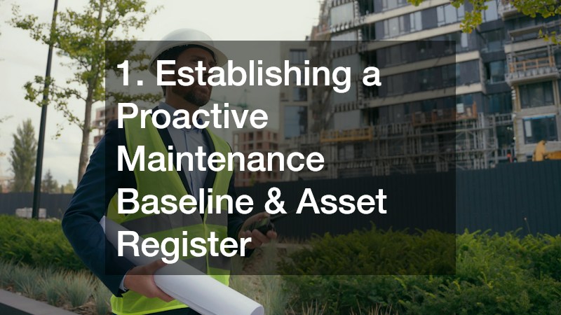 1. Establishing a Proactive Maintenance Baseline & Asset Register