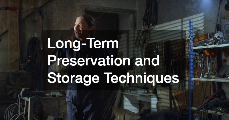 Long-Term Preservation and Storage Techniques