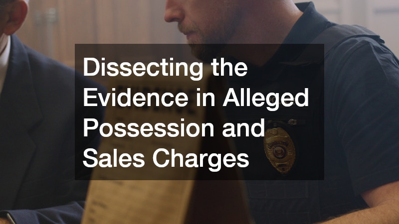 Dissecting the Evidence in Alleged Possession and Sales Charges
