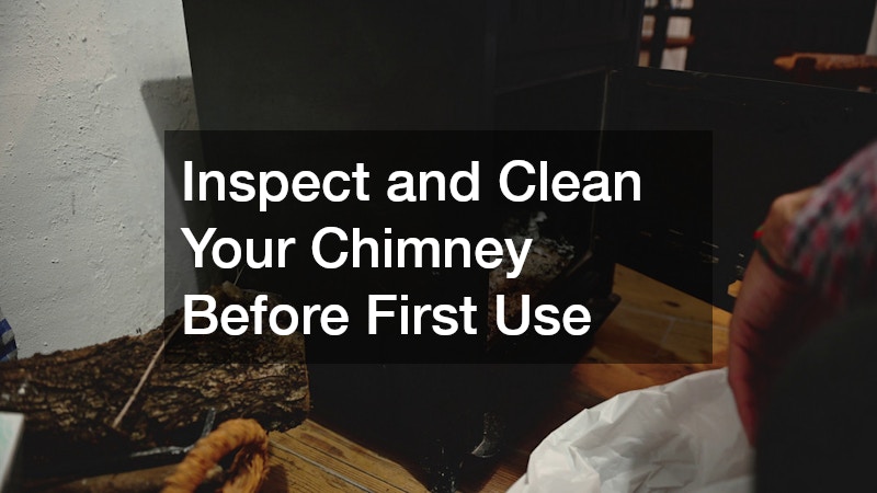 Inspect and Clean Your Chimney Before First Use