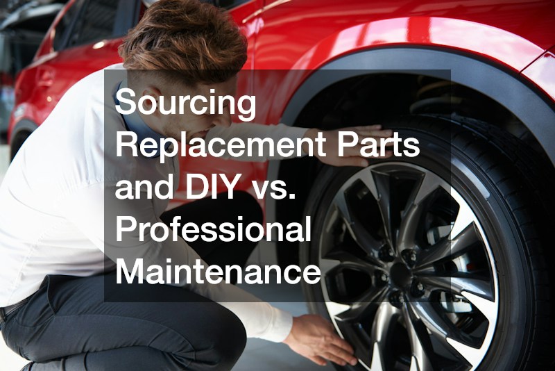 Sourcing Replacement Parts and DIY vs. Professional Maintenance