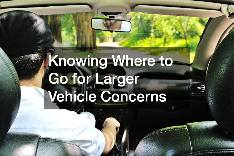 Knowing Where to Go for Larger Vehicle Concerns