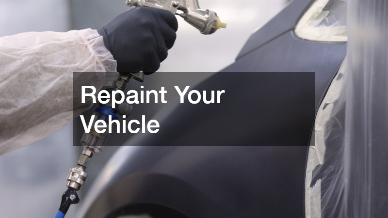 Repaint Your Vehicle