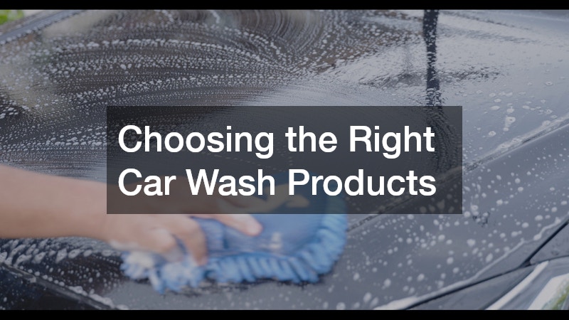 Choosing the Right Car Wash Products