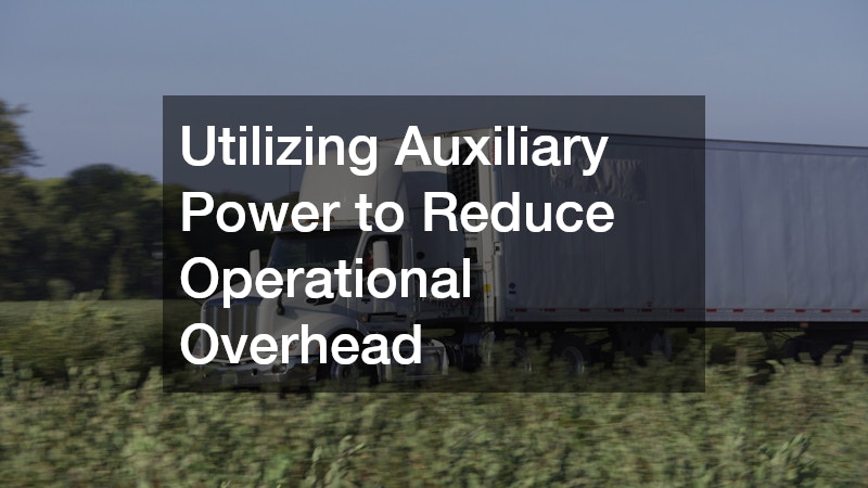 Utilizing Auxiliary Power to Reduce Operational Overhead