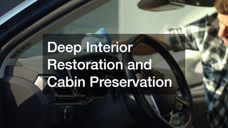 Deep Interior Restoration and Cabin Preservation
