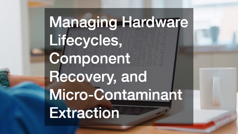 Managing Hardware Lifecycles, Component Recovery, and Micro-Contaminant Extraction