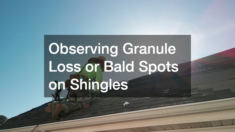 Observing Granule Loss or Bald Spots on Shingles