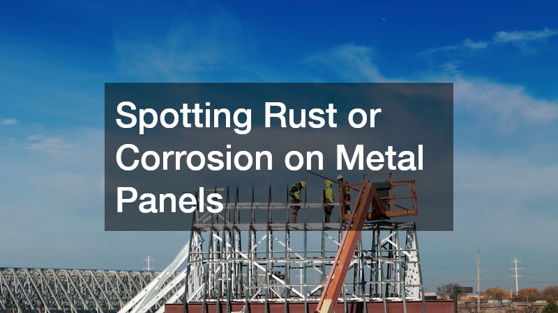Spotting Rust or Corrosion on Metal Panels
