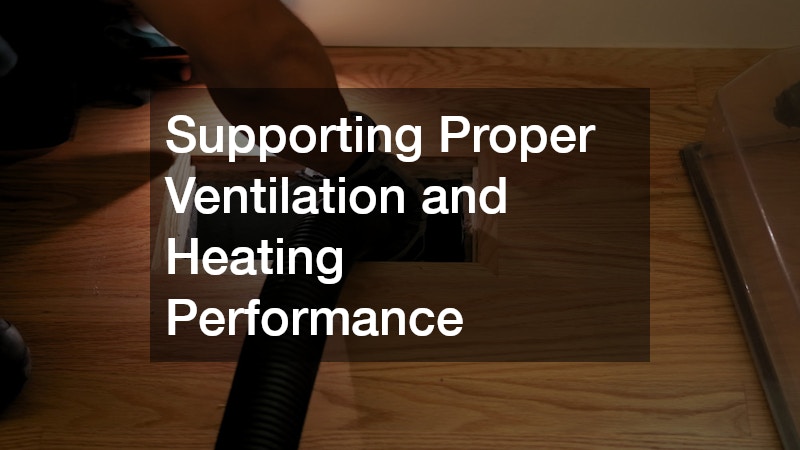 Supporting Proper Ventilation and Heating Performance