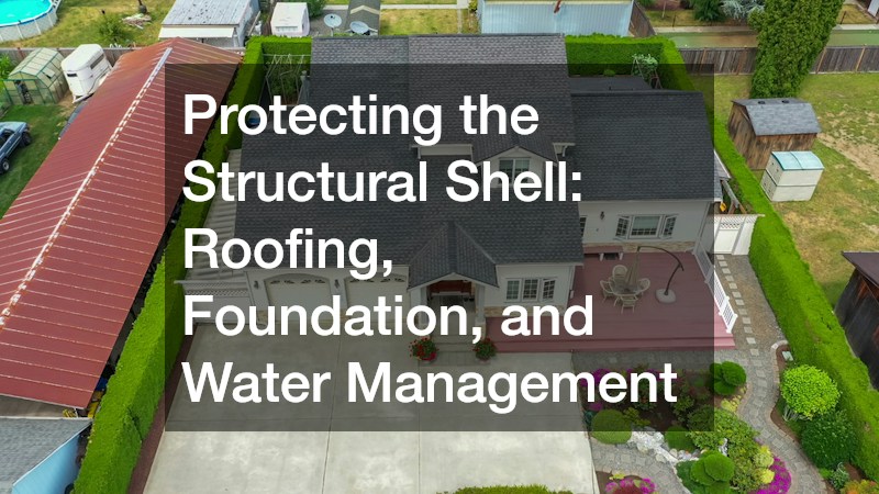Protecting the Structural Shell: Roofing, Foundation, and Water Management