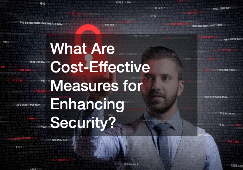 What Are Cost-Effective Measures for Enhancing Security?