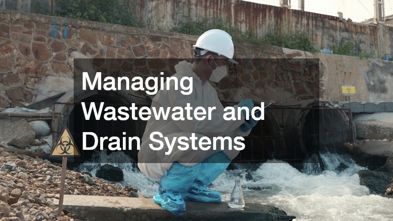 Managing Wastewater and Drain Systems
