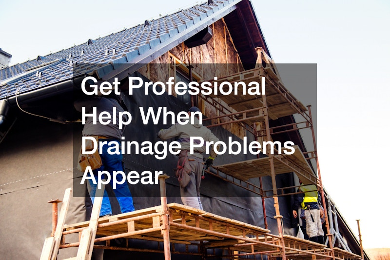 Get Professional Help When Drainage Problems Appear