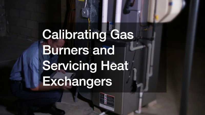 Calibrating Gas Burners and Servicing Heat Exchangers