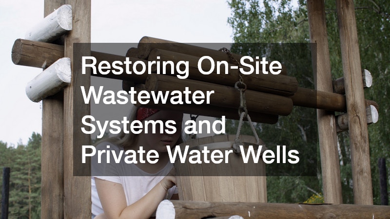 Restoring On-Site Wastewater Systems and Private Water Wells