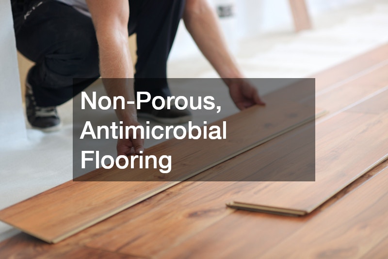 Non-Porous, Antimicrobial Flooring