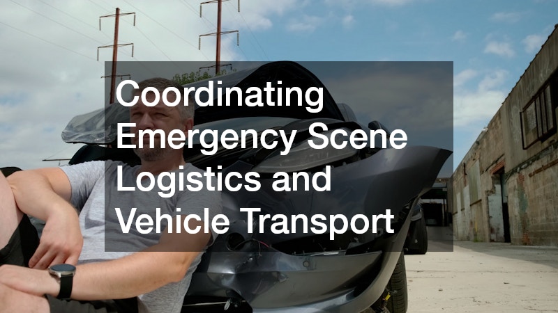 Coordinating Emergency Scene Logistics and Vehicle Transport
