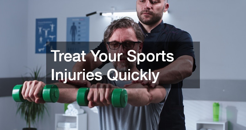 Treat Your Sports Injuries Quickly