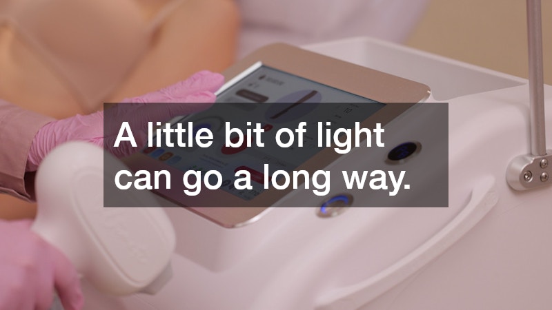 A little bit of light can go a long way.