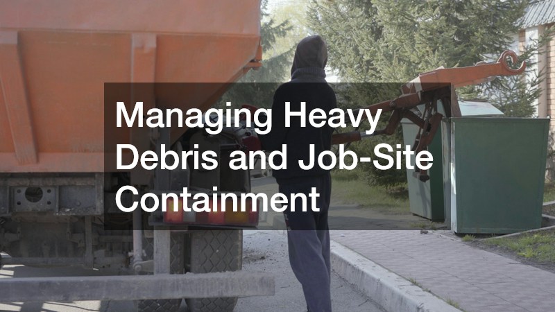 Managing Heavy Debris and Job-Site Containment