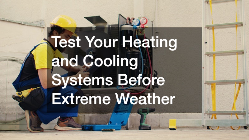 Test Your Heating and Cooling Systems Before Extreme Weather