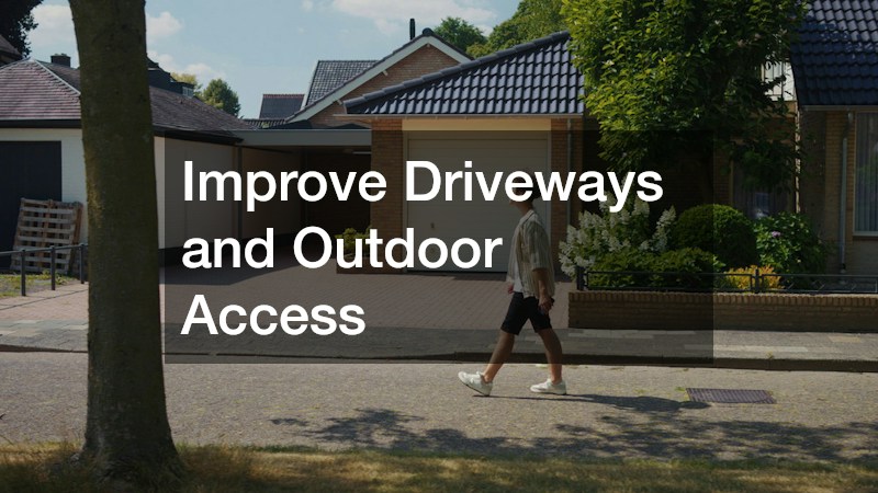 Improve Driveways and Outdoor Access