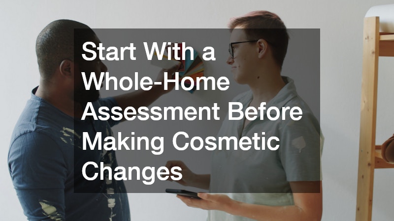 Start With a Whole-Home Assessment Before Making Cosmetic Changes