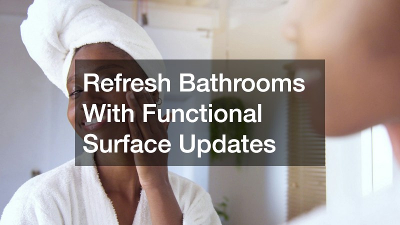Refresh Bathrooms With Functional Surface Updates