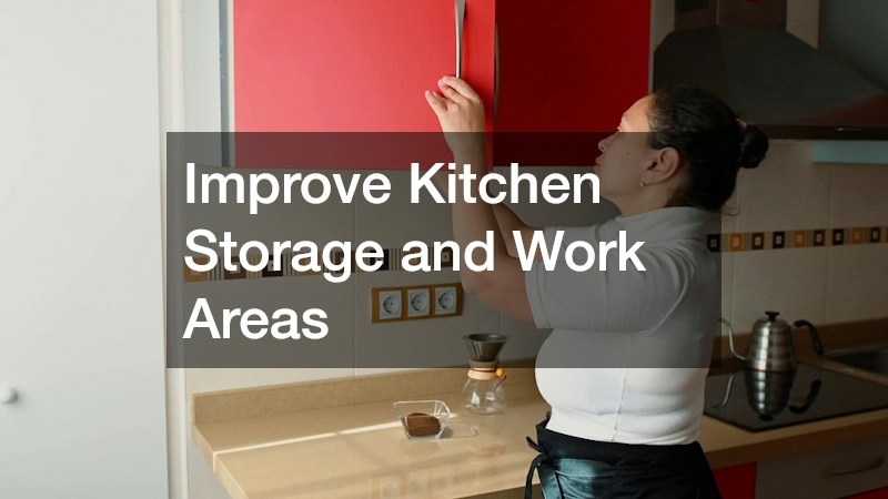 Improve Kitchen Storage and Work Areas