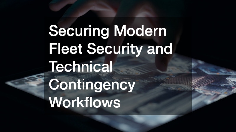 Securing Modern Fleet Security and Technical Contingency Workflows