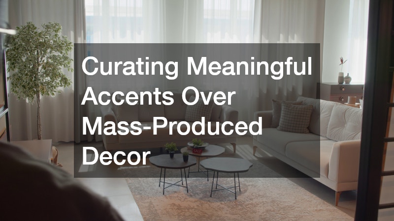 Curating Meaningful Accents Over Mass-Produced Decor
