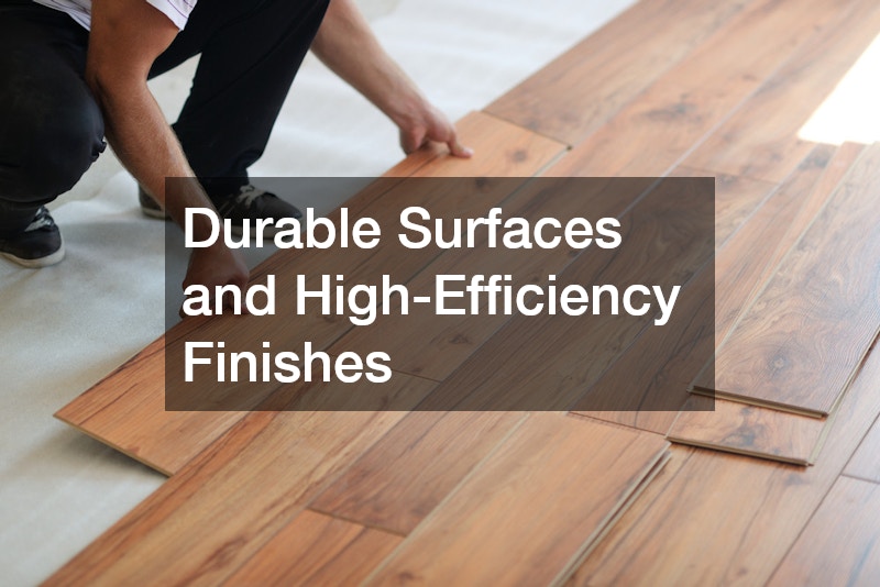 Durable Surfaces and High-Efficiency Finishes