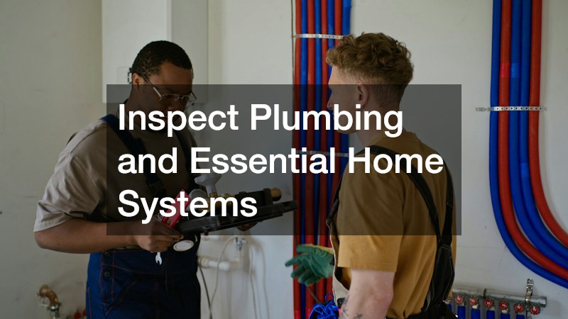 Inspect Plumbing and Essential Home Systems