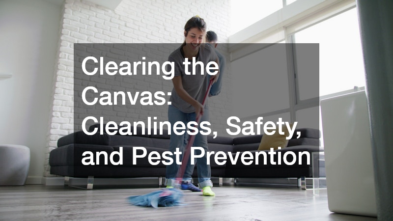 Clearing the Canvas: Cleanliness, Safety, and Pest Prevention