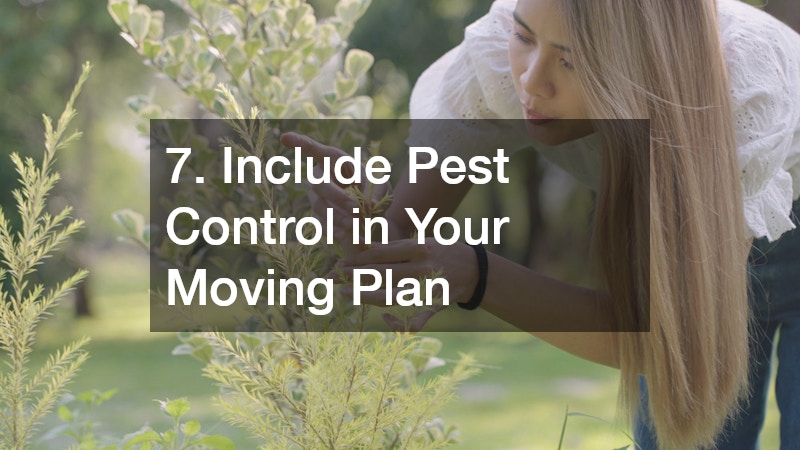 7. Include Pest Control in Your Moving Plan