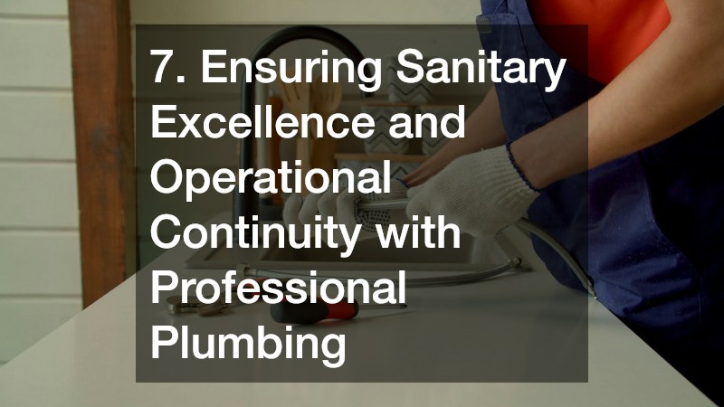 7. Ensuring Sanitary Excellence and Operational Continuity with Professional Plumbing