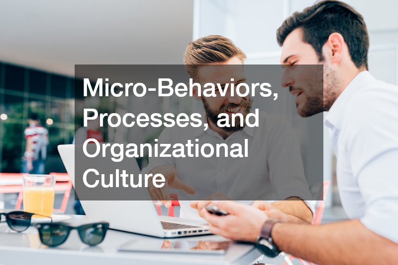 Micro-Behaviors, Processes, and Organizational Culture