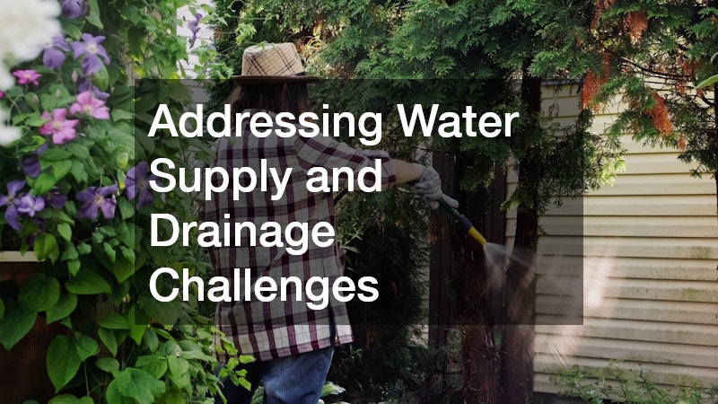 Addressing Water Supply and Drainage Challenges