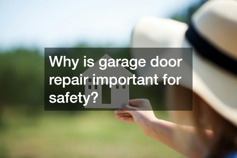 Why is garage door repair important for safety?