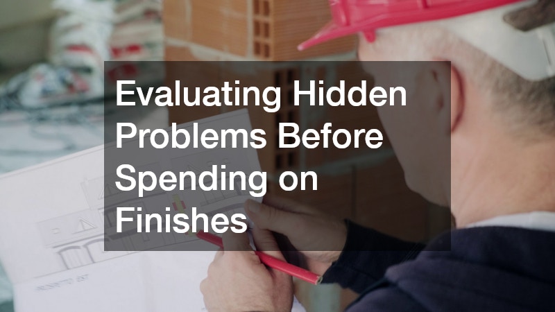 Evaluating Hidden Problems Before Spending on Finishes