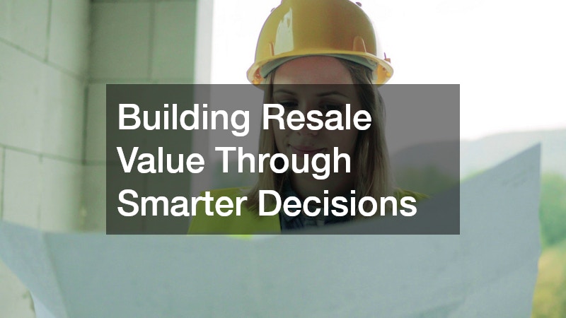 Building Resale Value Through Smarter Decisions