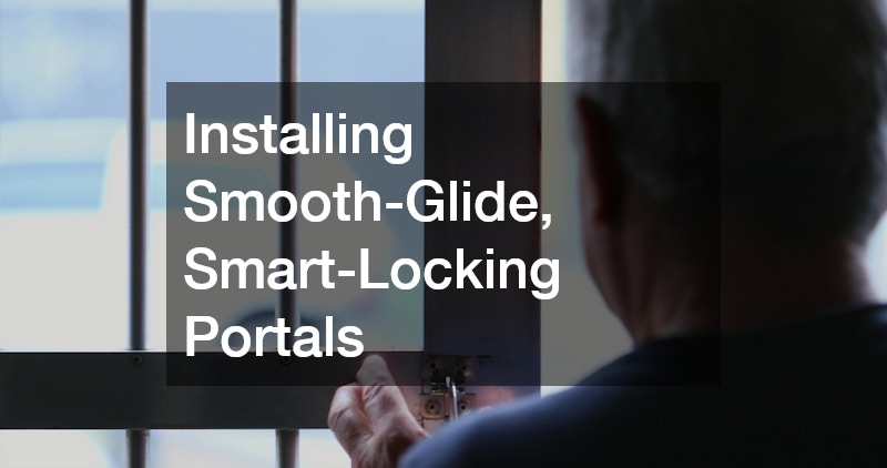 Installing Smooth-Glide, Smart-Locking Portals