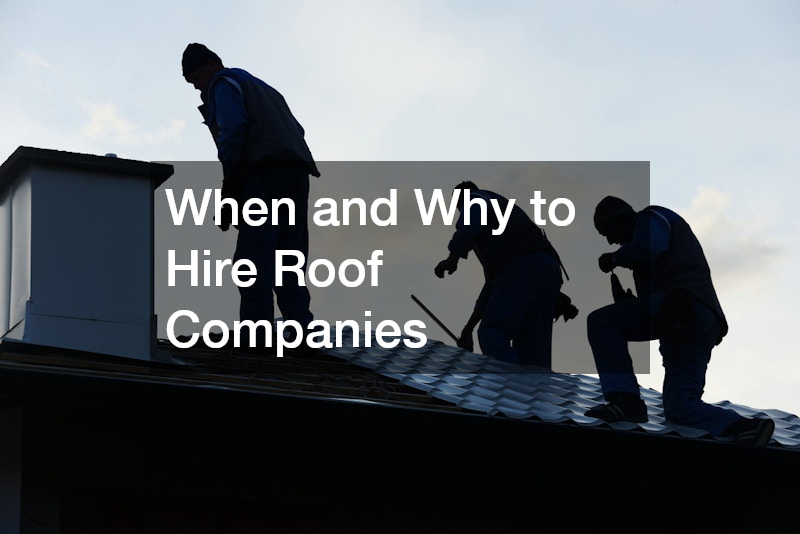 When and Why to Hire Roof Companies