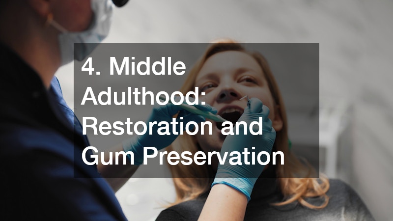 4. Middle Adulthood: Restoration and Gum Preservation