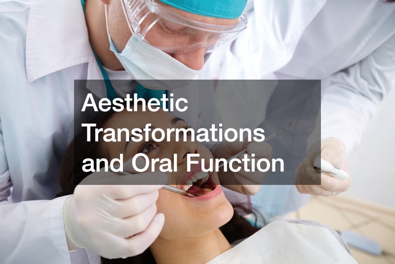 Aesthetic Transformations and Oral Function